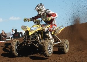 natalie sweeps motos at ballance mx, Jeremy Lawson ATV Motocross