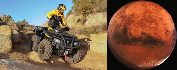 BRP to Help Build Vehicles for Moon and Mars Exploration