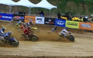 natalie on top again at budds creek mx, John Natalie ATV Motocross