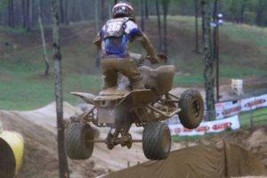 natalie on top again at budds creek mx, Jeremy Lawson ATV Motocross