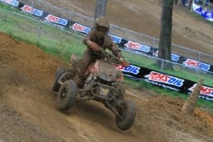 natalie on top again at budds creek mx, Josh Upperman ATV Motocross