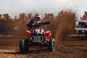 wienen sweeps motos at sunset ridge mx, Joel Hetrick ATV Motocross Championship