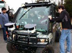 college students build self driving john deere gator xuv