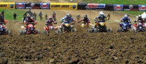 byrd back on top of podium at steel city mx, Chad Wienen grabbed the holeshot in moto one and never looked back