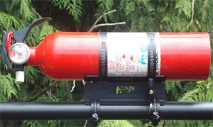 holz releases quick release fire extinguisher mount