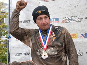 cook lands on podium at snowshoe gncc