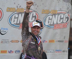 mcgill tops field at grueling snowshoe gncc, Adam McGill Showshoe GNCC