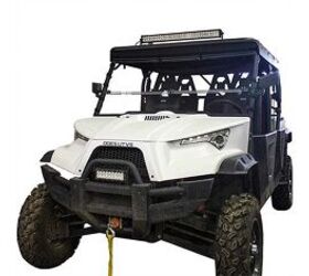 Best Windshield Option: Clearly Tough Odes Dominator X Full Folding Windshield