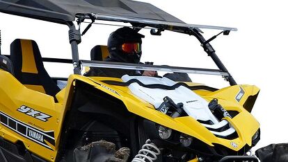 Best Windshield Option: SuperATV Scratch-Resistant 3-In-1 Flip Windshield