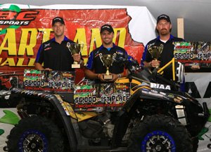 can am sweeps heartland challenge pro utility class podium