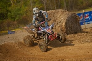 yamaha atv team earns wins and gives back at ironman gncc