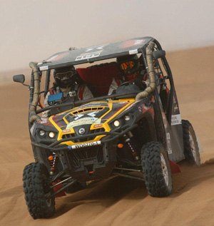 can am commander wins morocco rally