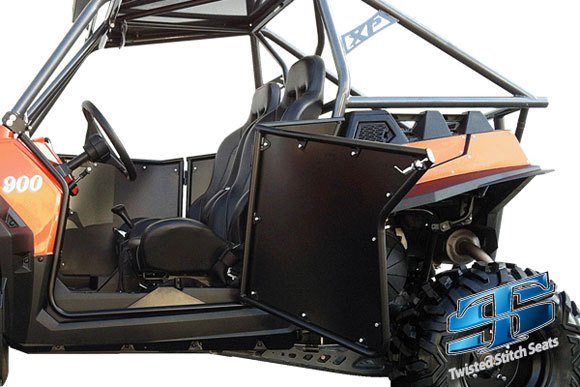 twisted stitch releases doors for polaris rzr line