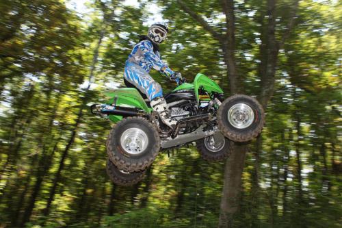 2011 kawasaki kfx450r project woods warrior video, Kawasaki KFX450R Project Action