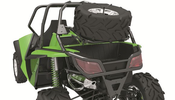 arctic cat unveils new accessories for wildcat 1000, Arctic Cat Wildcat Spare Tire Carrier