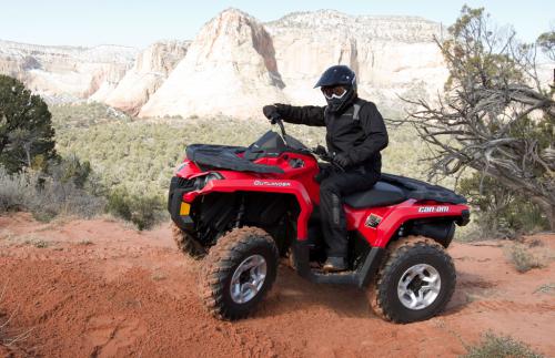 top 10 most exciting atvs and utvs of 2011, 2012 Can Am Outlander 1000 Action