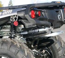 muzzys introduces dual exhaust system for outlander 1000, Muzzys Slip on Exhaust for the Can Am Outlander 1000