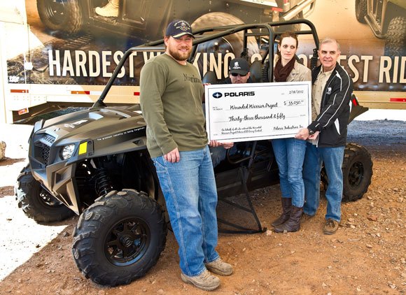 Polaris Gives Away Three RZR XP 4 900s to Wounded Warriors