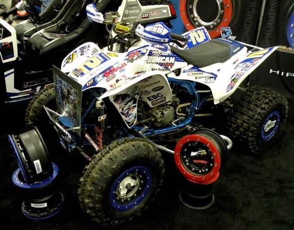 top 10 atvs and utvs from dealer expo, Adam McGill Hiper Wheels Honda TRX450