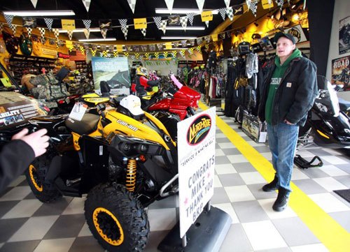 brp gets creative with social marketing, Michael Sowa and his Can Am Renegade 1000 X xc