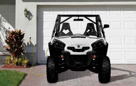 brp to produce electric powered can am commander, Can Am Commander Electric Plugged In