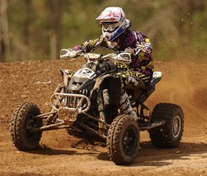 can am racers earn podiums at ama atv motocross opener, Chase Henry ATV Motocross