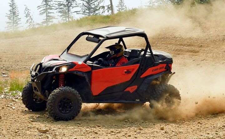 2019 can am maverick sport 1000r review, 2019 Can Am Maverick Sport 1000R Cornering