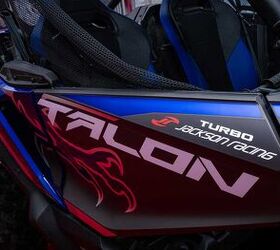 honda talon turbo first ride review, Honda Talon Turbo Badge