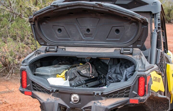 1000 miles in the can am maverick sport, Can Am Maverick Sport Storage