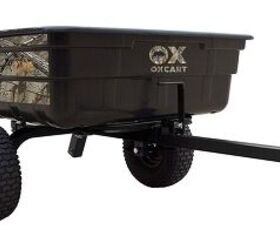 oxcart tow behind dump cart review