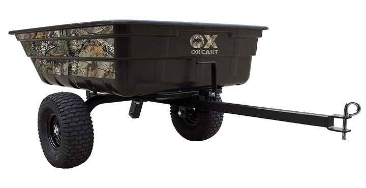 oxcart tow behind dump cart review