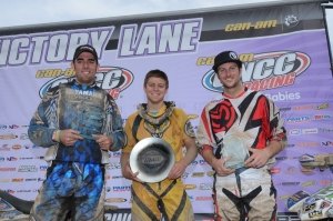 kiser outduels borich to win steele creek gncc, Pro Am Podium Steele Creek GNCC