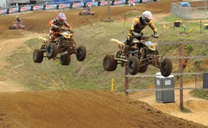 hetrick wins overall at budds creek atv motocross, Joel Hetrick and John Natalie