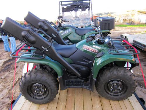 turkey hunting in nebraska onboard yamaha atvs, Yamaha ATVs Prepped for Turkey Hunt