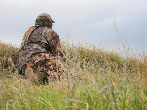 turkey hunting in nebraska onboard yamaha atvs, Stalking Turkeys