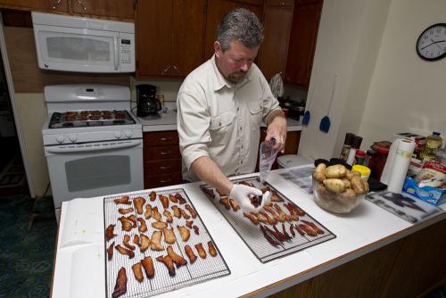 turkey hunting in nebraska onboard yamaha atvs, Making Turkey Jerky