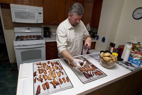 turkey hunting in nebraska onboard yamaha atvs, Making Turkey Jerky