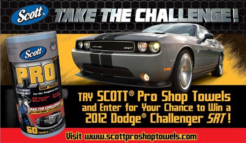 win a 2012 dodge challenger srt, Take The Challenge Sweepstakes