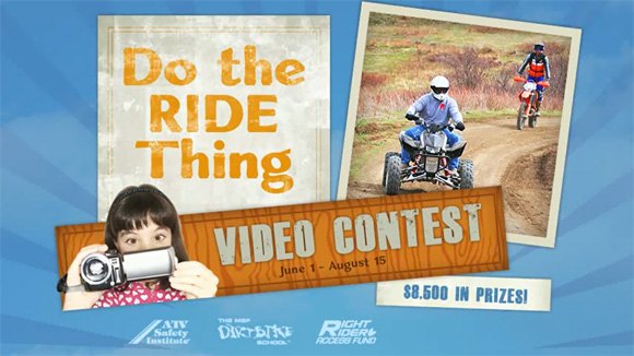 Do the Ride Thing Video Contest Offers $8,500 in Prizes