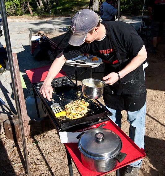 camping with an atv advice on gear and trip planning, Camp Chef Cooking