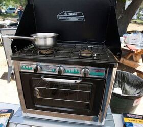 camping with an atv advice on gear and trip planning, Camp Chef Stove Oven