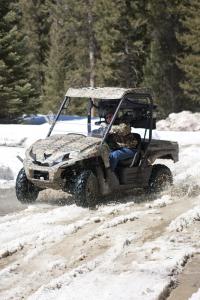 trout fishing with kawasaki and richard childress, Kawasaki Teryx Action Snow