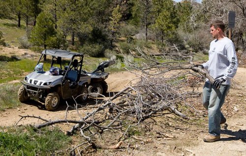 how to help maintain off road trails, ATV Trails Brush Clearing