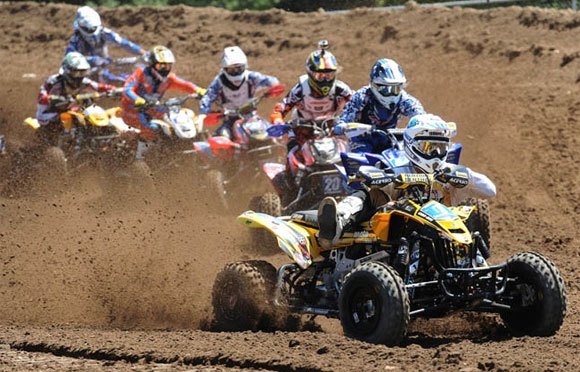 can am race report atvmx round 9, John Natalie RedBud MX Holeshot