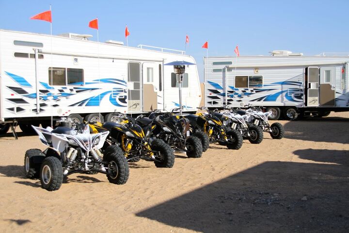 desert camping, Yamaha ATV Ride Trailers