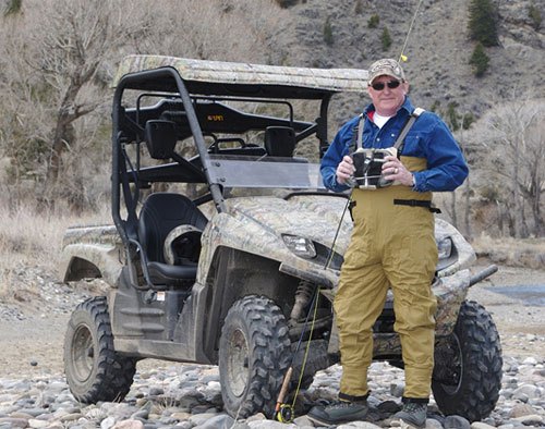 atv com outdoor series roundup, Richard Childress and his Kawasaki Teryx