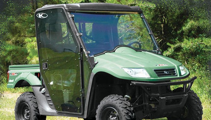 kymco unveils new hard enclosure for uxv 500 utv