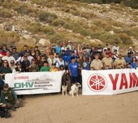 yamaha volunteers help restore ohv areas, Yamaha Trail Cleanup