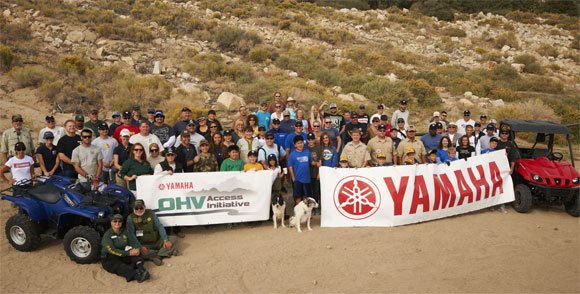 Yamaha Volunteers Help Restore OHV Areas