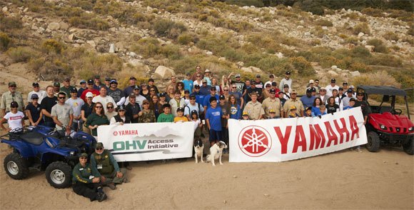 yamaha volunteers help restore ohv areas, Yamaha Trail Cleanup